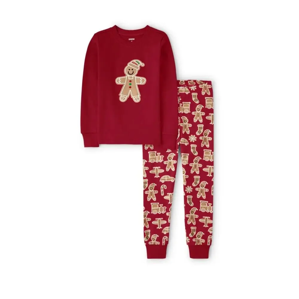 NWT❤️Gymboree Gingerbread Cotton 2-Piece Pajamas sz12